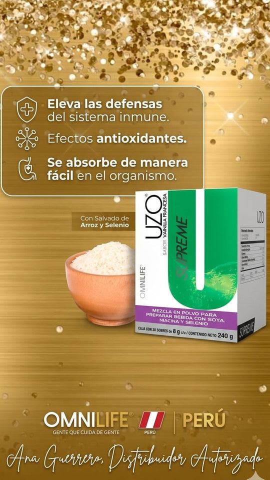 UZO Supreme Omnilife - Sabor Vainilla Francesa